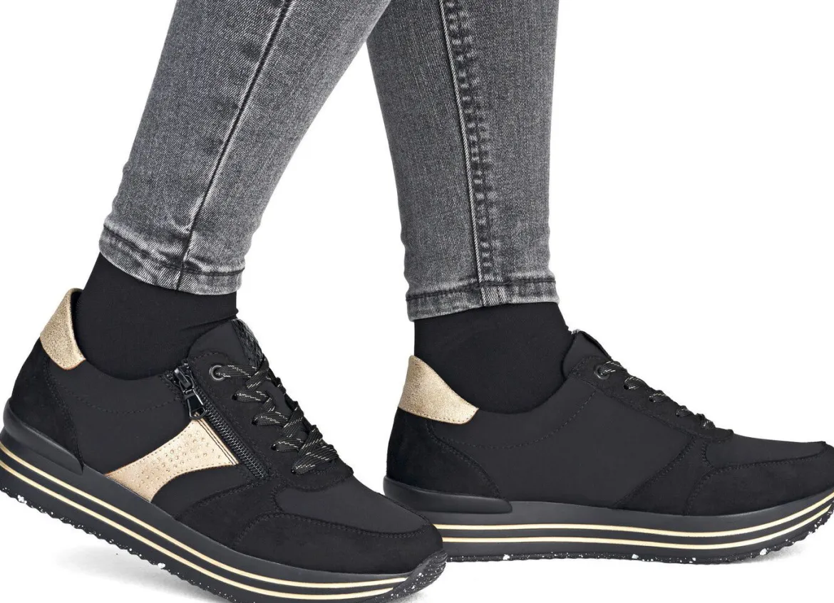 Remonte, trendige Damen-Sneaker, Weite G, mit herausnehmbarem Fußbett