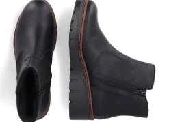 Rieker, gefütterte Damen-Stiefeletten, Winterschuhe, mit Reißverschluss