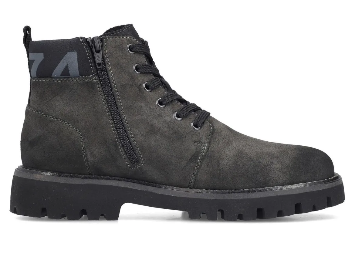 Rieker, gefütterte Herren-Boots, Winterschuhe, Weite H, mit Reißverschluss