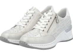 Rieker Schnür-Sneaker aus bedrucktem Synthetikmaterial