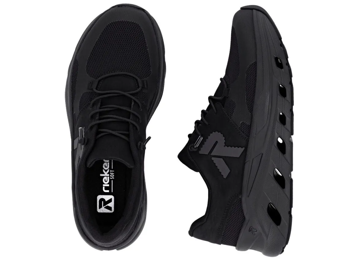 Rieker, sportive Damen-Sneaker, Weite G, mit herausnehmbarem Fußbett