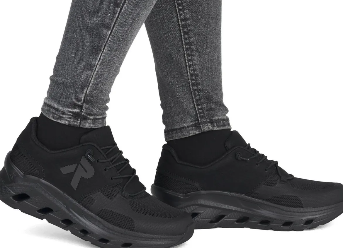 Rieker, sportive Damen-Sneaker, Weite G, mit herausnehmbarem Fußbett