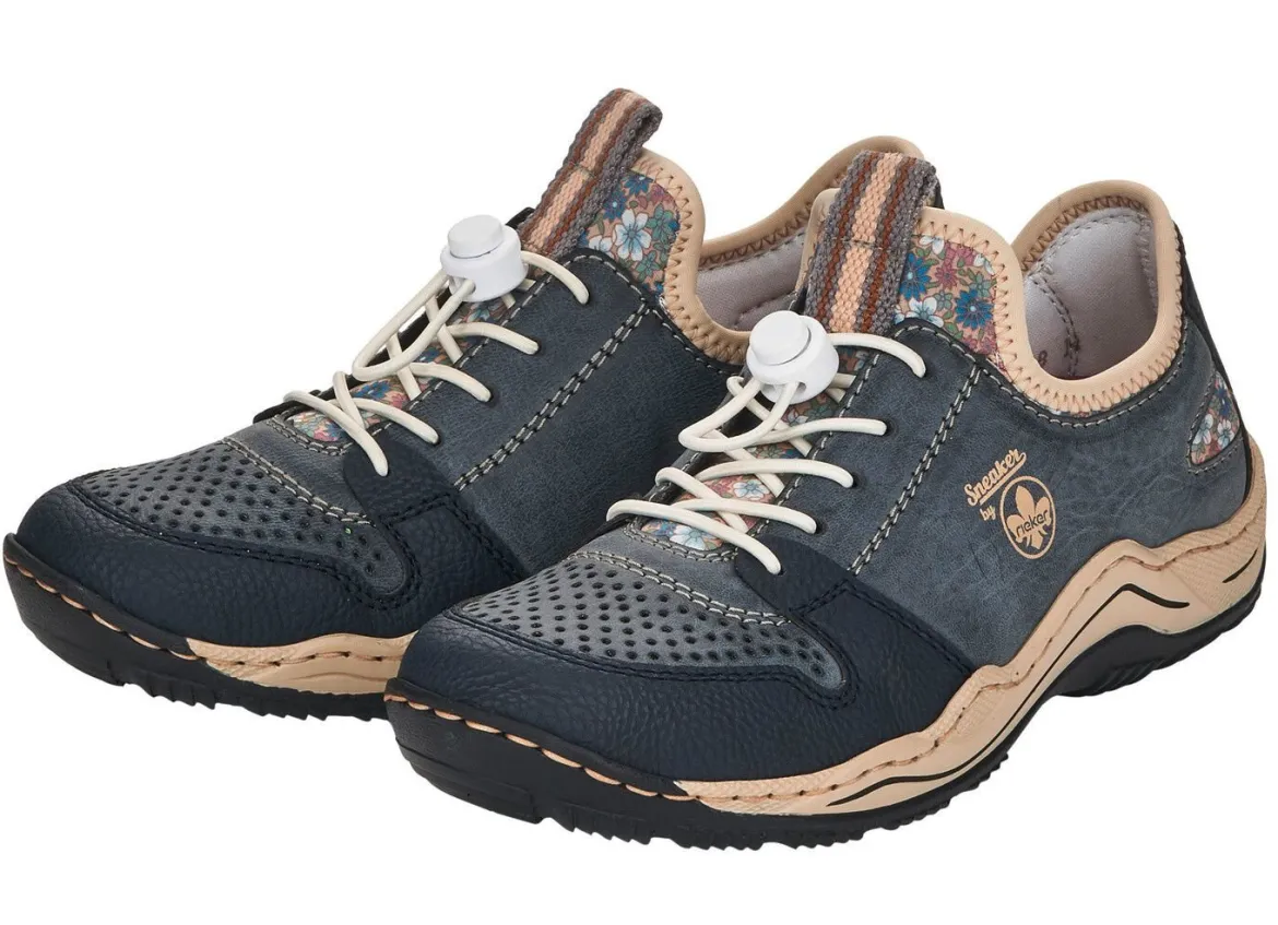 Rieker, sportliche Damen-Sneaker, mit herausnehmbarem Fußbett