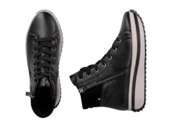 Rieker, trendige Damen-Boots, Winterschuhe, mit herausnehmbarem Fußbett