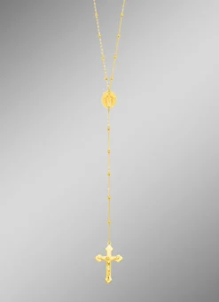 Rosenkranz-Ankerkette aus Gold