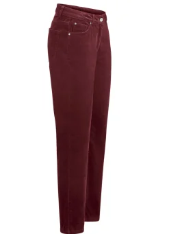 Samtweiche Hose in 5-Pocket-Form