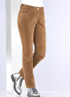 Samtweiche Hose in 5-Pocket-Form