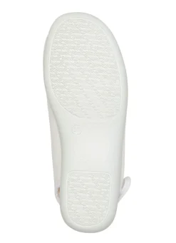 Sandale aus elastischem Textilmaterial