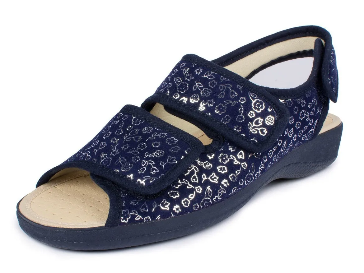 Sandalette mit Klettverschlüssen