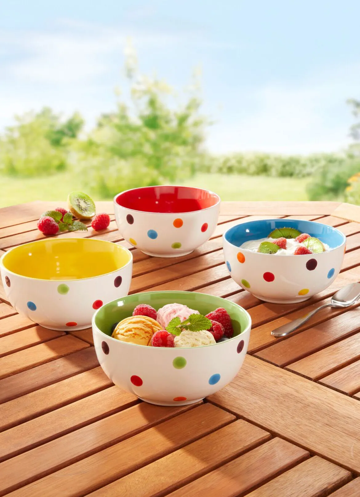 Schalen-Set, 4-teilig, aus Dolomit
