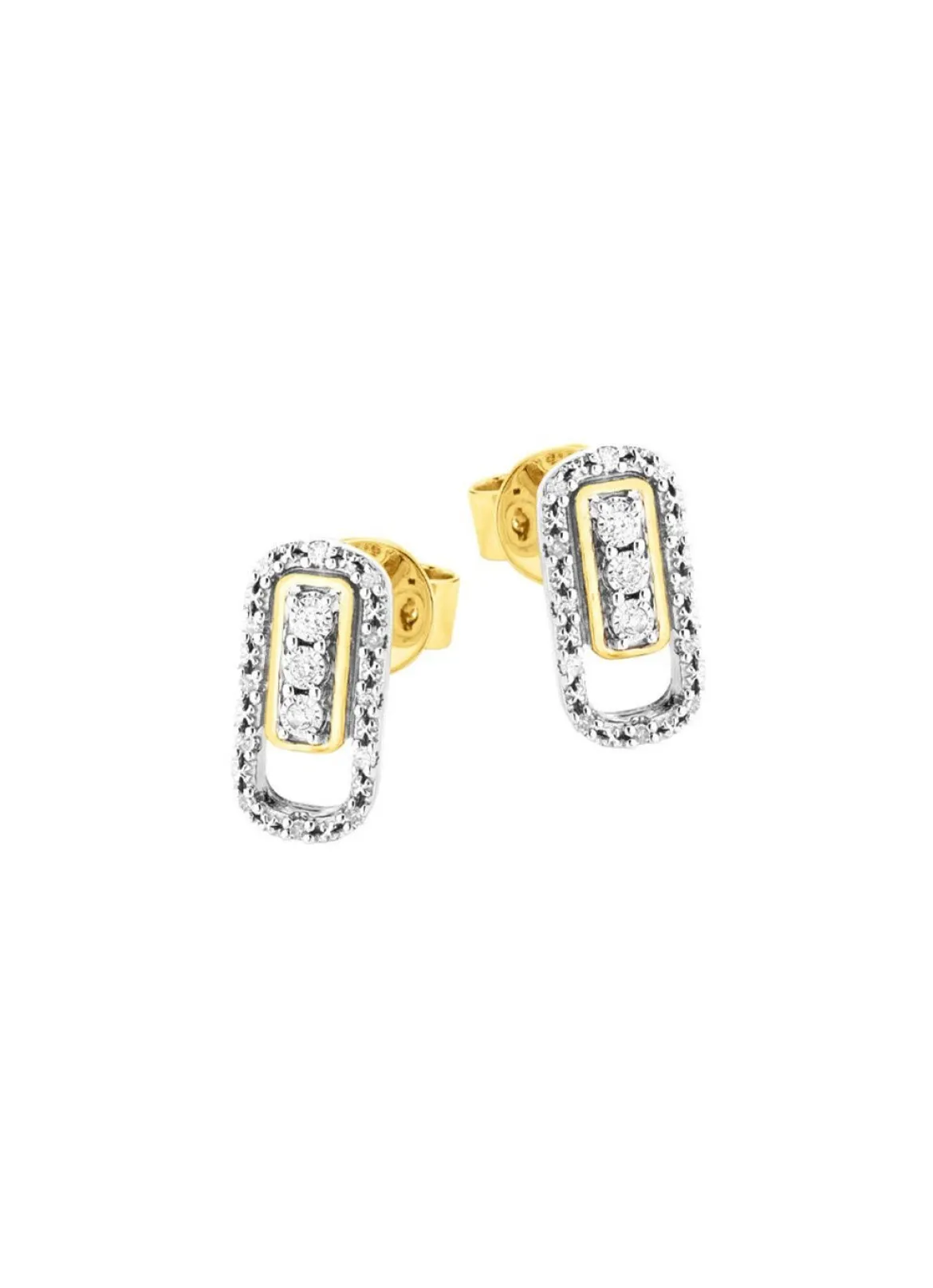 Schicke Ohrstecker mit Brillanten