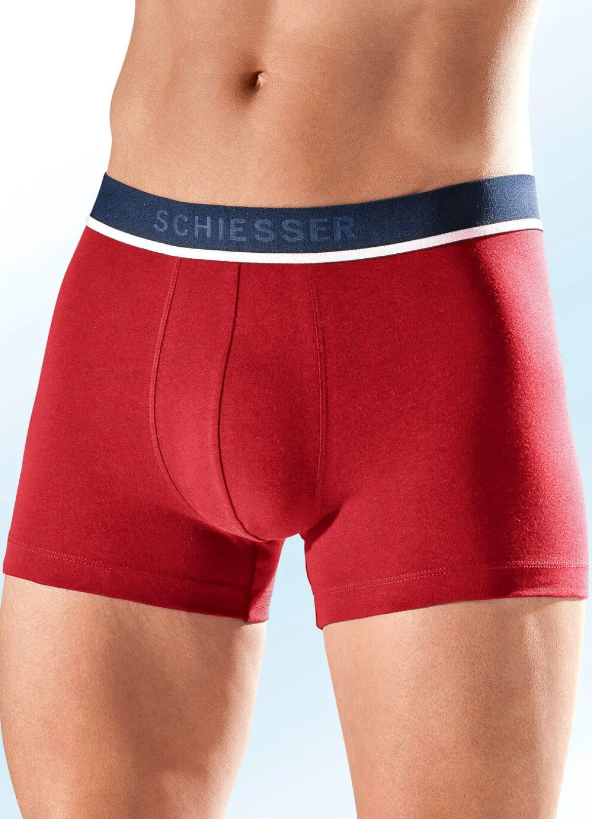 Schiesser Dreierpack Pants mit Elastikbund