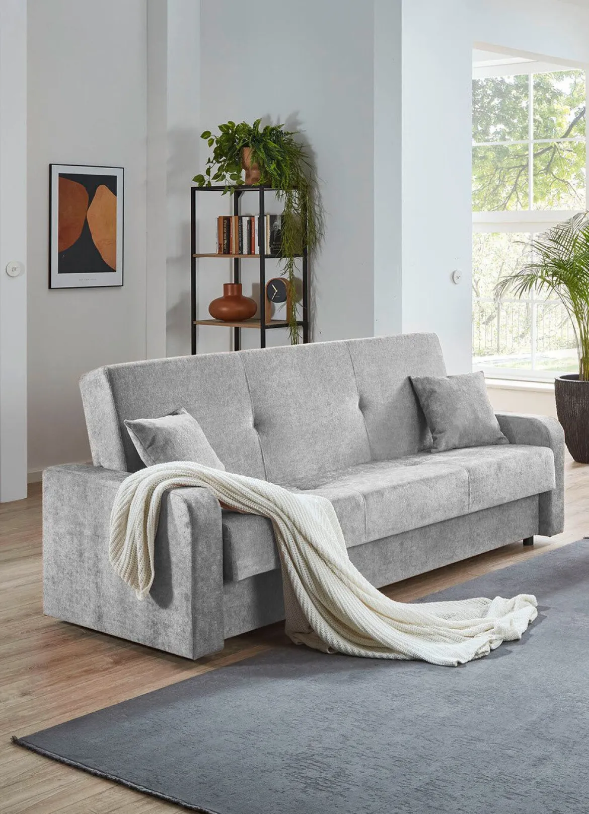 Schlafsofa mit Bettkasten