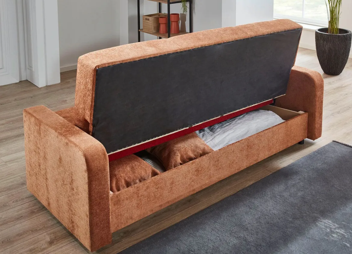Schlafsofa mit Bettkasten