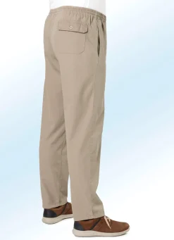 Schlupfjeans mit Gummibund und Kordelzug in 4 Farben