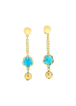 Schmuckset, 3-teilig, im Blumendesign