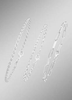 Schmuckset, 3-teilig, aus drei Armbändern