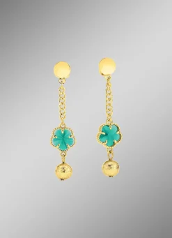 Schmuckset, 3-teilig, im Blumendesign