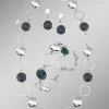 Schmuckset, 3-teilig, mit Kristallsteinen