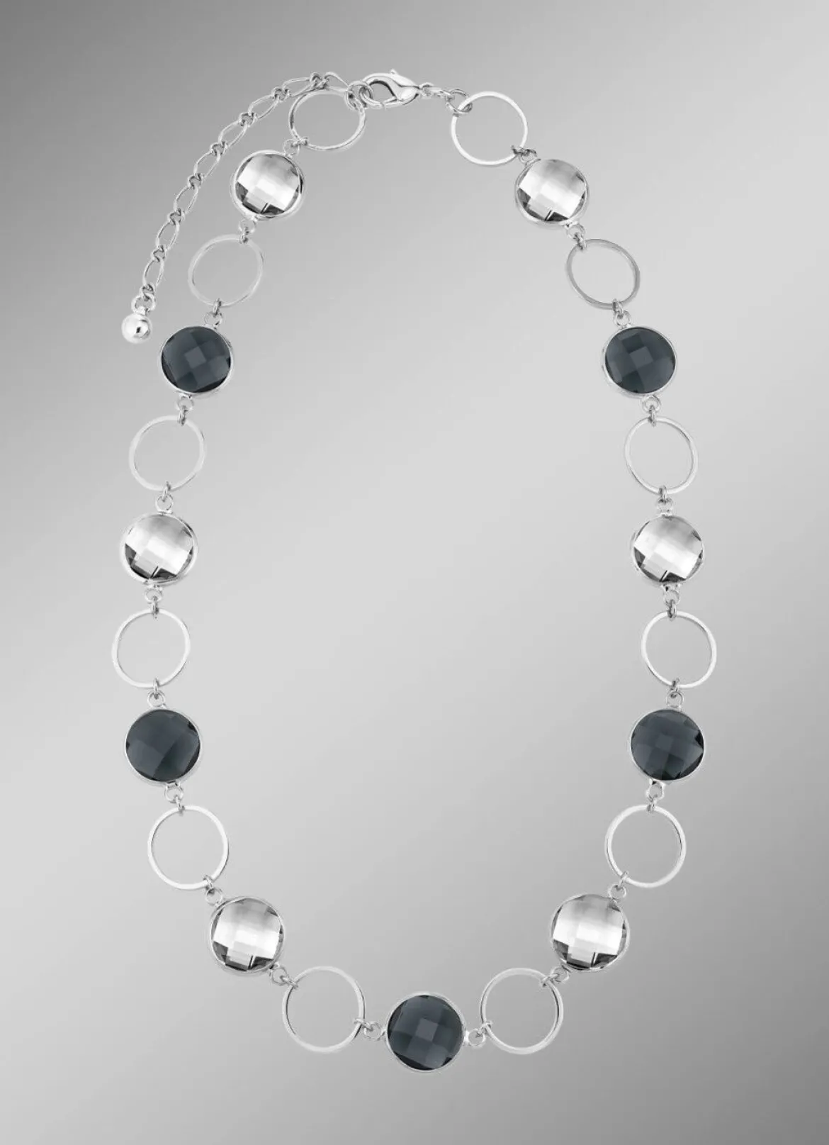 Schmuckset, 3-teilig, mit Kristallsteinen