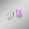 Schöne Ohrstecker mit echt facettiertem Amethyst