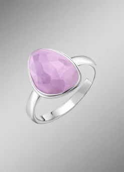 Schöner Damenring mit echt facettiertem Amethyst