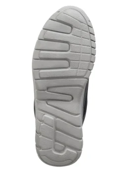 Schnür-Sneaker aus Synthetik und weichem Textilmaterial