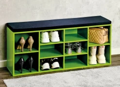 Schuhbank mit Sitzkissen