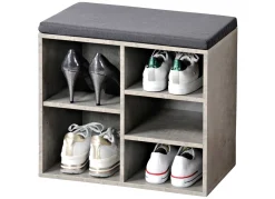 Schuhbank mit Sitzkissen