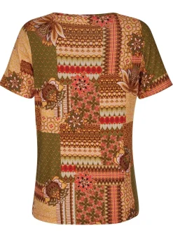 Shirt in gepatchter Optik