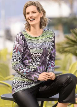 Shirt mit farbbrillantem Inkjet-Druck