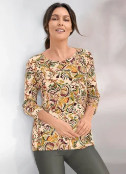 Shirt mit 3/4-langen Ärmeln