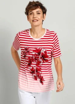 Shirt mit platziertem Druckmotiv