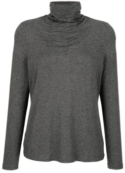 Shirt mit Raffungen in 5 Farben