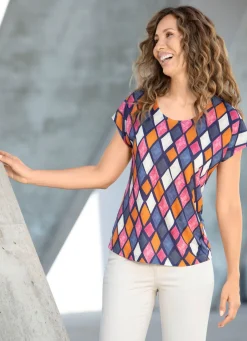 Shirt mit Rundhalsausschnitt