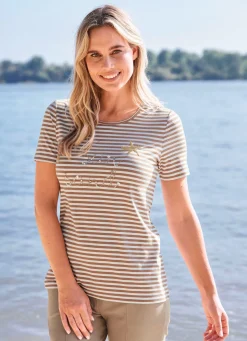 Shirt mit Stickerei-Applikation