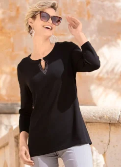 Shirt mit Zierring