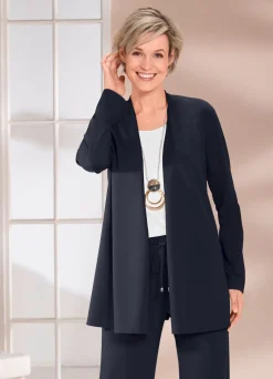 Shirtjacke in verschlussloser Form in 4 Farben