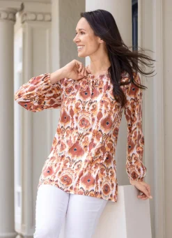 Shirt-Tunika in Langarm