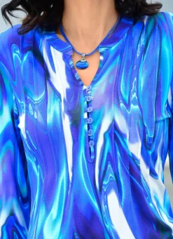 Shirt-Tunika mit attraktiver Biesenzier