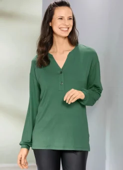 Shirt-Tunika mit Elastan