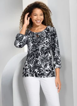 Shirt-Tunika mit Raglanärmeln