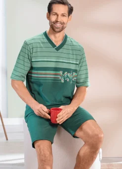 Shorty mit V-Ausschnitt