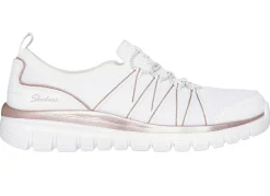 SKECHERS, trendige Damen-Slipper, aus gestricktem Mesh-Material