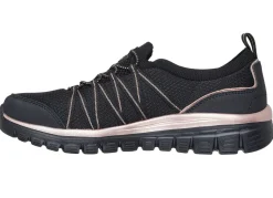 SKECHERS, trendige Damen-Slipper, aus gestricktem Mesh-Material