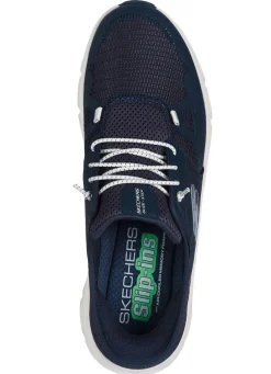 SKECHERS, Herren-Sneaker, mit geformter Slip-Ins Fersenplatte