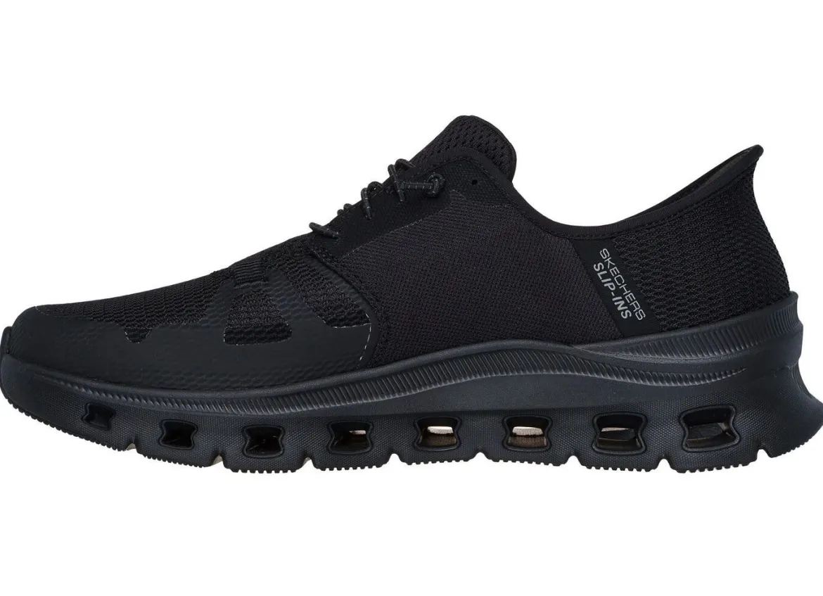SKECHERS, Herren-Sneaker, mit geformter Slip-Ins Fersenplatte
