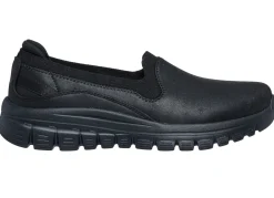 SKECHERS, klassiche Damen-Slipper, aus Synthetik und elastischem Strick-Material