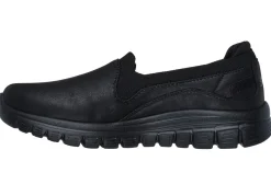 SKECHERS, klassiche Damen-Slipper, aus Synthetik und elastischem Strick-Material