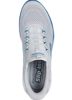 SKECHERS, sportliche Herren-Sneaker, mit geformter Slip-Ins Fersenplatte